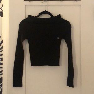 Kendall & Kylie black long sleeve. Size xs.